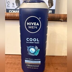 NWT NIVEA Men Cool 3-in-1 Body Wash